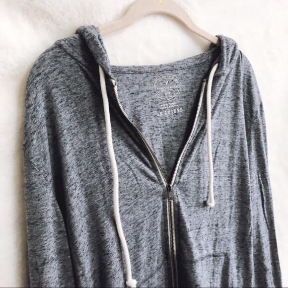 American Eagle Outfitters Gray Soft Hoodie - Picture 2 of 8